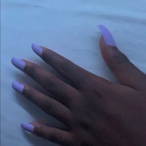 Purple nails(glue needed!)